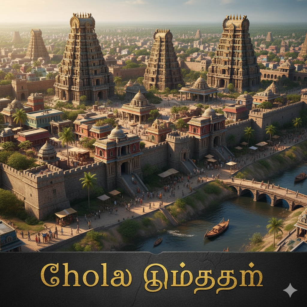 Map or Symbol of Chola Kingdom